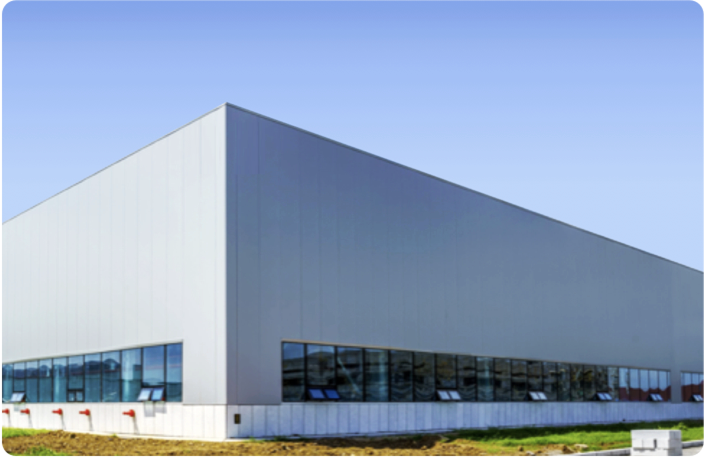 Exterior of Rongyida's modern manufacturing facility