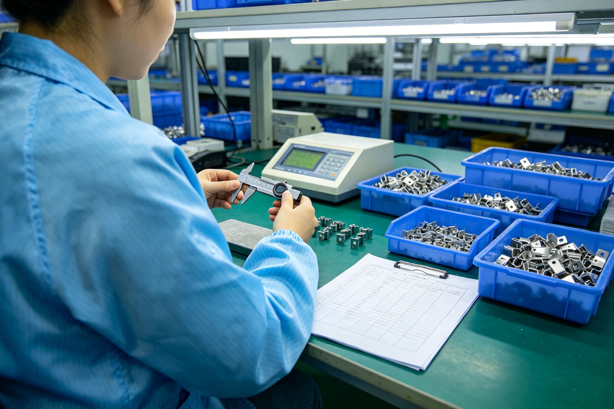 Quality control inspection area