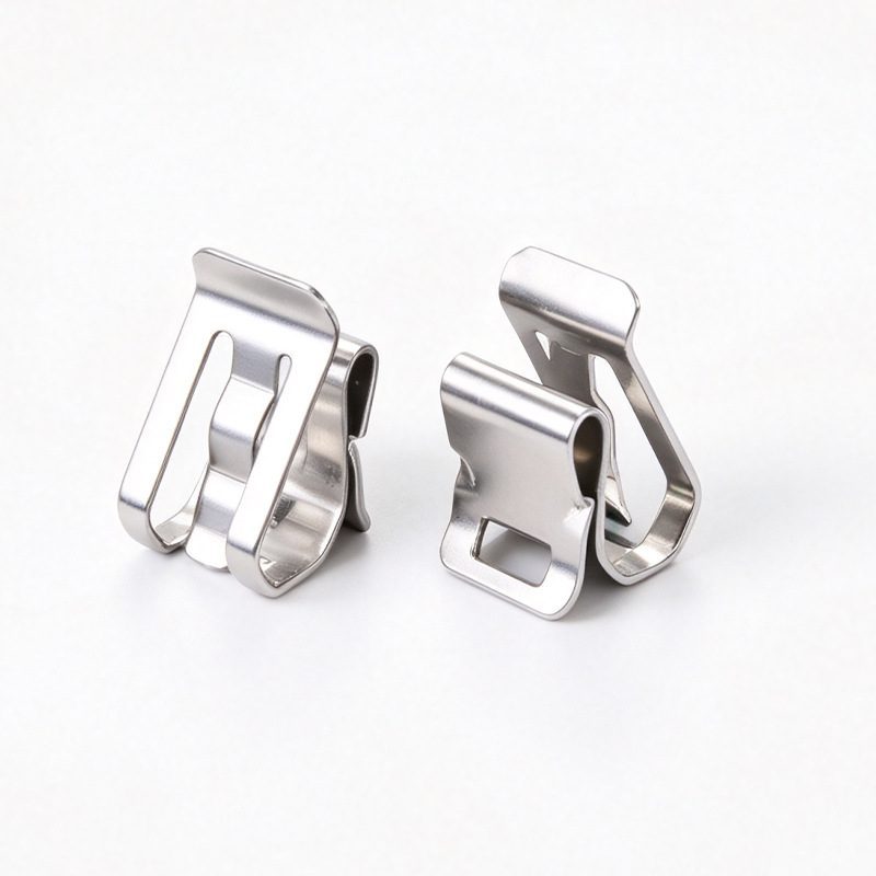 304 Stainless Steel Cable Clip (4mm² 2-wire Type) - 304 Stainless Steel, Anti-Corrosion solar PV accessory